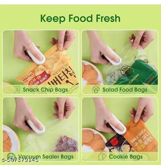 2-in-1 Mini USB Bag Sealer with Cutter