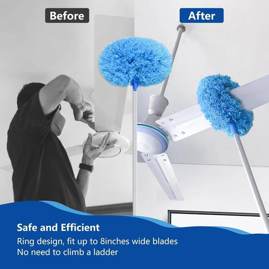 Ceiling Fan Cleaner Duster (Blue