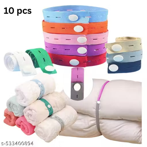 10pcs Adjustable Clothing Storage Straps