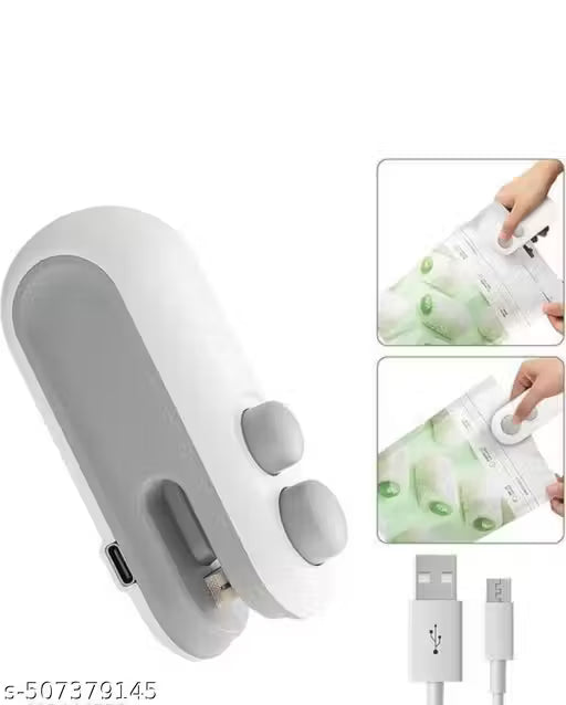 2-in-1 Mini USB Bag Sealer with Cutter